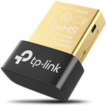 TP-Link USB Bluetooth Adapter for PC(UB400) 4.0 Bluetooth Dongle Receiver Support Windows 11/10/8.1, 1