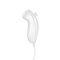 2In 1 컨트롤러 Nintendo Wii U 내장 모션 플러스 Mando Nunchuck 리모컨 Gamepad 조이스틱 실리콘 케이스, 07 White-1