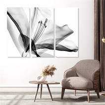 모던하우스 꽃 3분할 액자세트 소형 3세트(1pcs 30x70cm), 5.민들레