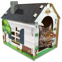 ASPCA Cat House & Scratcher 보너스 개박하 포함 1281345, Cottage