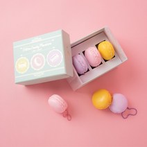 [via k studio] 달콤말랑 마카롱 키링 조명 3set, 상세설명 참조, 마카롱 3set