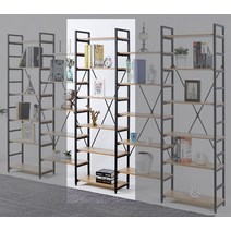 가구샘 6단 600 연결형 선반 책장 A형 R1023, C형