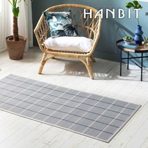 [한빛카페트] 모던 체크 대나무카페트 90x180cm, 사이즈:90x180cm1인용