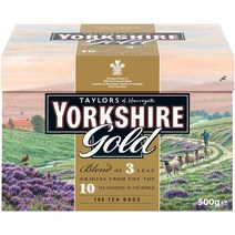 Yorkshire Tea 골드 티백 요크셔 차 영국홍차직구 160개, 15개