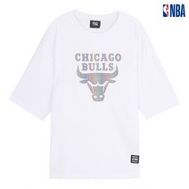 [NBA] 유니 레인보우 프린트 티셔츠 (N202TS040P)