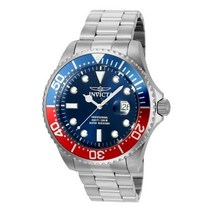 인빅타 프로 다이버 블루 다이얼 펩시 베젤 남성용 시계