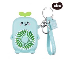 캐릭터 악세사리 키링 휴대용 탁상용 초 미니 선풍기 USB 충전 거치대 선풍기, 화이트 병아리, tp081-C