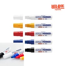 문화 점보 페인트마카 15mm 안지워지는매직 페인트펜 글라스마카, 하양, 기본
