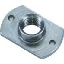 TRUSCO T-type welding nut 1B M10 P without dowel Steel 5 pieces TBW07-0010 Hexagon nut, 1개
