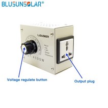 모터 인버터 SCR 전자 전압 레귤레이터 디밍 조광기 속도 컨트롤러 4000W 220V 단일 구문 팬, [01] Ordinary
