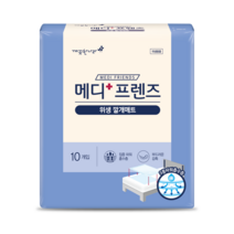 깨끗한나라 메디프렌즈 위생갈개매트10개입 4팩/메디프렌즈 매트, 600 X 750 mm, 10개입, 4팩