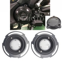 오더봇 야마하 티맥스 560 DX 엔진 가드 한쌍 보호 크랭크 케이스 커버 튜닝 용품 530 2017년 이상 tmax t-max, 그레이(한 쌍) + 프레임 홀커버 (그레이)