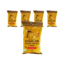 호밀가루 유기농5팩_1kg, 1kg, 5개