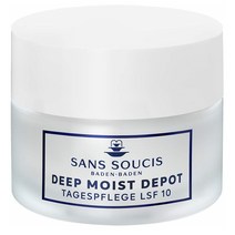 Sans Soucis 산수시 딥 모이스트 데포트 데이 페이스 케어 크림 SPF 10 Deep Moist Depot Day Cream 30ml, 1세트