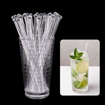 투명 머들러 스틱 하이볼 롱 티스푼 바, 20개, 1개