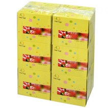 하얀티슈 정사각티슈(70매x6개) 곽휴지, 본상품