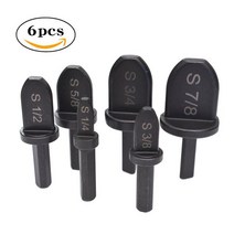 동관 동파이프 확관기 전동 사라기 6pcs Hex Shank Imperial Tube Pipe Expander 에어 컨디셔너 컨디셔닝 지원 Swaging Rotary Tool 7/, [01] 6Pcs