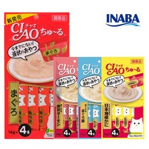 고양이 마약간식 챠오츄르 츄르, 닭가슴살+새우(SC-142)