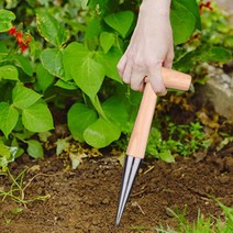 편리한 T형 모종삽 텃밭 및 주말농장 꽃 씨앗 잔디 각종 야채 심는 티자형 28cm 삽, 1개