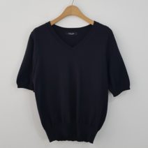 상상그이상 여성용 국내제작 코튼 카일 브이넥 반팔니트 화사한 7가지 파스텔 컬러구성 가볍게 입기좋은 간절기 니트 루즈핏 데일리 코디