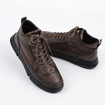 인디언 로우탑 남성 가죽 스니커즈 8513