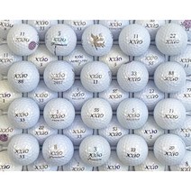 젝시오 화이트/컬러볼 A 등급 (3/4 피스 혼합) 로스트볼 모음 (10구), 젝시오 화이트 A 등급 (3/4피스볼 혼합)