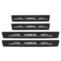 올뉴 카니발 개조 3열 2열 보조의자 9인승 연장시트 4pcs 자동차 액세서리 탄소 천, 검은색