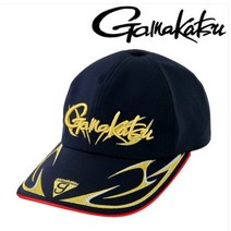 가마가츠 GM-9899 6방 롱바이저캡 블랙골드 LL 낚시모자 캡모자