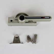 양방향 크리센트 샤시 잠금장치/걸고리/창문걸쇠/샤시, 실버대형CR08