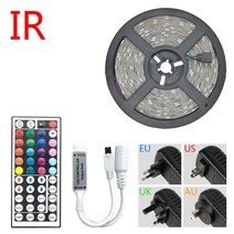 LED 스트립 조명 RGB 5050 2835 블루투스 와이파이 제어 방수 유연한 테이프 TV 백라이트 룸 홈 파티 장식, 2835 Waterproof, Infrared control, CHINA + 15M Full Set