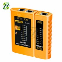 절연 저항 측정기M469D RJ45 + RJ11 케이블 테스터 네트워크 LAN 수리 도구, 01 orange