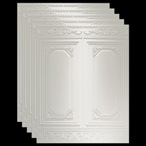 보닥 플레이트 거실아트홀 타일 셀프 벽지 3D 유럽풍 접착식 스티커 인테리어 붙이는벽지 북유럽, 엄청나다, 두툼한 아로마 70*90cm[5매] 무알루미늄 필름