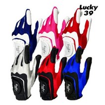 마톡 Lucky39 골프장갑 럭키39 왼손/오른손 장갑 오잘공 골프, 화이트/네이비