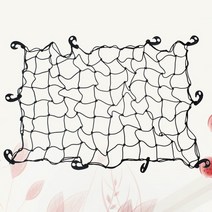 자동차 차량용 자전거 거치대 케리어 캐리어 수화물 선반 트렁크 식료품 그물 루프 검정색 짐 자동차 메, 01 Black