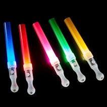 야광맨 LED 뉴 펄스틱 응원봉, [레드]LED뉴 펄 스틱+AG13 배터리 4개