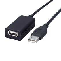 ELECOM USB 케이블 연장 USB2.0 (USB A 남성 to USB A 여성) 익스텐더 5.0m USB2-EXA50