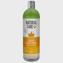 네추럴케어 헬시 코트 강아지 샴푸 트로피칼 향 20 oz Natural Care Shed Control Dog Shampoo, 1팩