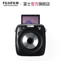 Fuji instax SQUARE SQ10 일회용 즉석 폴라로이드 sq 사각 인화지에 적합한 디지털-아날로그 카메라, 검은 색, 공식 표준