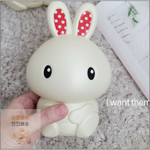 토끼 저금통 특대 팬시토끼 저금통 인테리어 소품, 단품, 단품