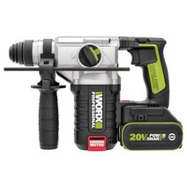 WORX 충전 로타리 경량 해머드릴 20V 4.0Ah WU388.5, 1