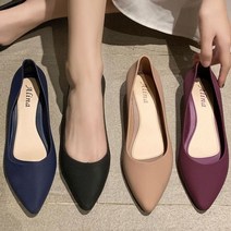 기타 젤리슈즈 여성 플랫슈즈 로퍼 단화 아쿠아 JELLYFLAT, 베이지_240mm