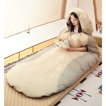 페더다운 동계 침낭 캠핑 이불 오리털 겨울 극동계 백패킹, 3000g(한겨울용 강추)