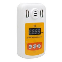 일산화 이산화 가스 공기질 측정기 감지기 KXL-601 Mini Carbon Monoxide Detector Meter CO Gas With Soun, 01 White