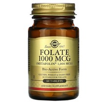 솔가 Solgar 메타 폴린 고함량 활성 엽산 1000 mcg 60정 1병 2개월분, 1개, 60개