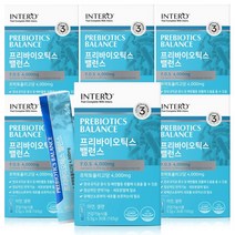 인테로 프리바이오틱스 프락토올리고당 fos 유산균 가루, 6박스, 30개입