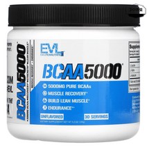 EVLution BCAA 류신 발린 BACC 부스터 무맛 5000mg 150g, BCAA 150.25g