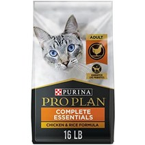 퓨리나 pro plan high protein 고양이 사료 with probiotics for 고양이s chicken and rice - 7, 치킨 라이스, 16파운드 가방