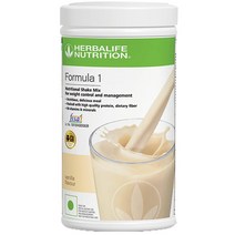 Herbalife 포뮬러 1 영양 쉐이크 믹스 - 500g 체중 감량 Shake Meal Replacement 단백질 파우더 (바닐라 500g), 1.10 Pound (Pack of 1), Vanilla