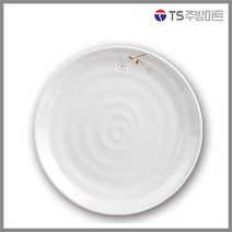 [돌산멜라민] 안개꽃연마블 원형접시 - 원형 접시 사라 (업소용그릇 멜라민그릇 예쁜그릇 식당접시 멜라민볼 멜라민찬기)