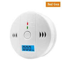 리지드 관로탐지기 정화조 고감도 디지털 LCD 백라이트 일산화탄소 85dB 경보 감지기 테스터 CO 가스 센서 가정 보안 안전성